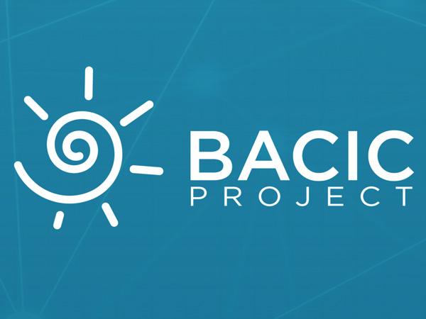 BACIC logo on blue background
